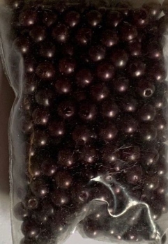 Wachsperlen dunkelbraun